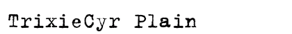 TrixieCyr Plain preview