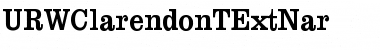 Download URWClarendonTExtNar Font