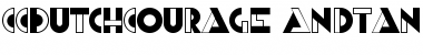 Download CCDutchCourage-AndTan-Black Font Download CCDutchCourage-AndTan-Black Font
