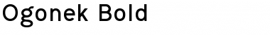 Ogonek Bold Font