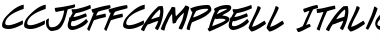 CCJeffCampbell Font