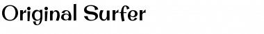 Download Original Surfer Font