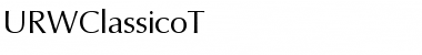 URWClassicoT Regular Font