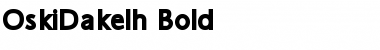 OskiDakelh Bold Font