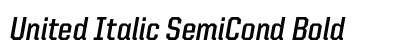 United Italic SemiCond Bold preview