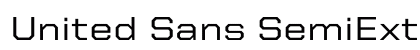 United Sans SemiExt Medium Preview