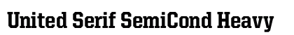United Serif SemiCond Heavy preview