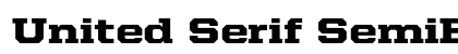 United Serif SemiExt Black preview