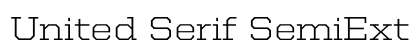 United Serif SemiExt Light Preview