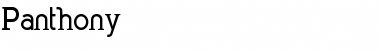 Download Panthony Font Download Panthony Font