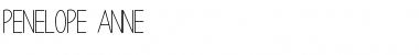 Download PenelopeAnne Font