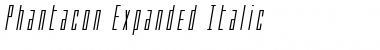 Phantacon Expanded Italic Expanded Italic Font