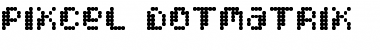 Pixcel DotMatrix Font