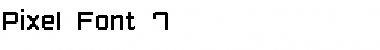 Download Pixel Font7 Font Download Pixel Font7 Font