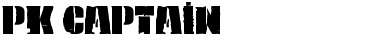 PK Captain Regular Font