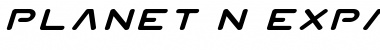 Download Planet N Expanded Italic Font Download Planet N Expanded Italic Font