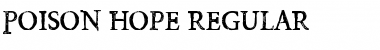 Poison Hope Regular Font