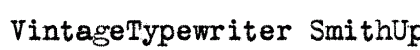 VintageTypewriter SmithUpright Preview