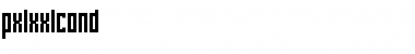 Download pxlxxlcond Font