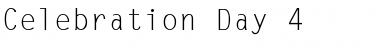 Download Celebration Day 4 Font Download Celebration Day 4 Font