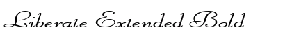 Liberate Extended Bold preview