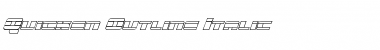 Quicken Outline Italic Italic Font