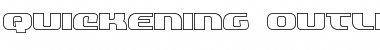 Download Quickening Outline Font