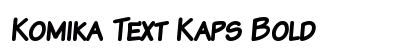 Komika Text Kaps Bold preview
