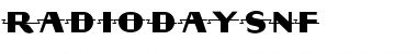 Radio Days NF Regular Font