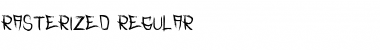 Rasterized Regular Font