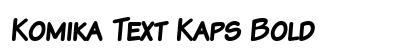 Komika Text Kaps Bold preview