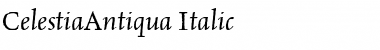 CelestiaAntiqua RomanItalic Font