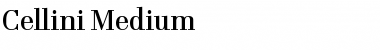 Cellini-Medium Regular Font