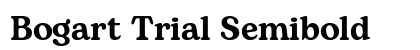 Bogart Trial Semibold Preview