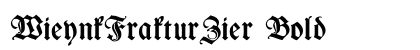 WieynkFrakturZier Bold preview