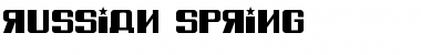 Russian Spring Regular Font