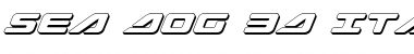 Sea-Dog 3D Italic Italic Font