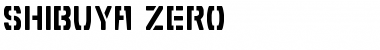 Shibuya Zero Regular Font