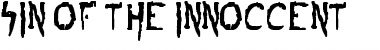 sin of the innoccent Regular Font