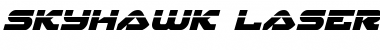 Skyhawk Laser Italic Italic Font