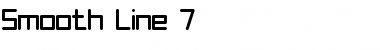 Smooth Line 7 Regular Font