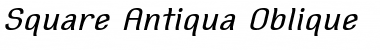 Download Square Antiqua Font