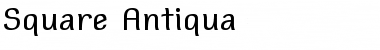 Download Square Antiqua Font