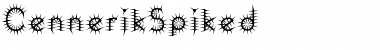 Download CennerikSpiked Font Download CennerikSpiked Font