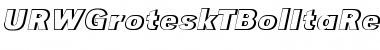 Download URWGroteskTBolItaRe1 Font