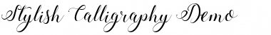 Stylish Calligraphy Demo Regular Font
