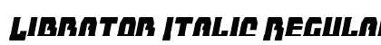 Librator Italic Regular preview