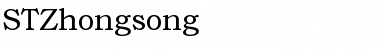 STZhongsong Font