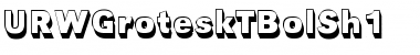 URWGroteskTBolSh1 Regular Font