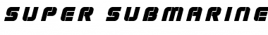 Super Submarine Title Italic Italic Font